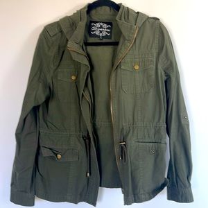 Army Green Cargo Jacket